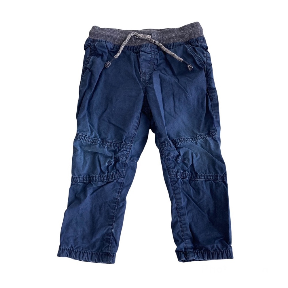 Gymboree Navy Drawstring Lined Pants (18-24 Months)